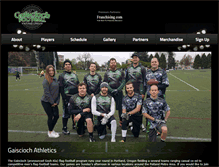 Tablet Screenshot of gaisciochfootball.com
